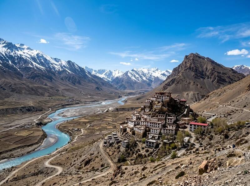 Leh Monastery & Market Break