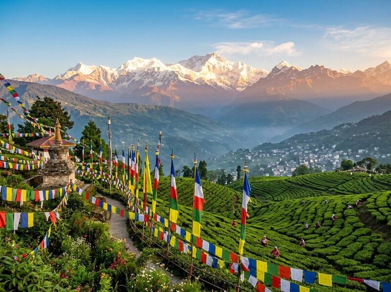 Darjeeling Tea Garden Escape
